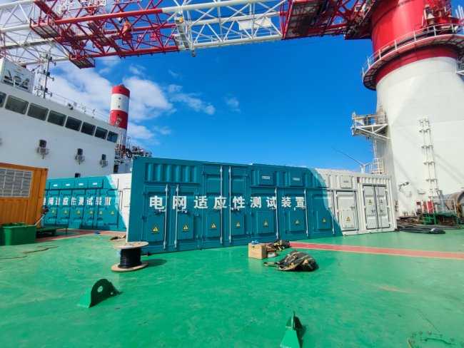 广东汕尾某海上风电场电网适应性测试项目