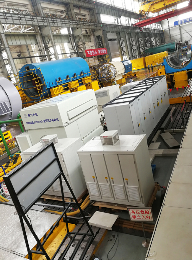 888集团官网正版HD8000变频器配套国内首台24MW级6000rmin管道压缩机用同步电动机顺利完成鉴定试验 (3).jpg